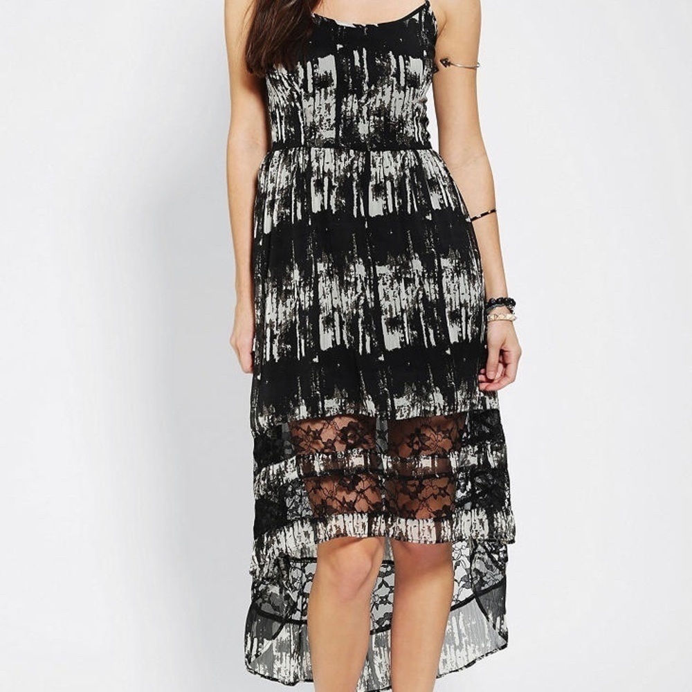 Band of Gypsies Gothic Boho Lace Hi-low Dress